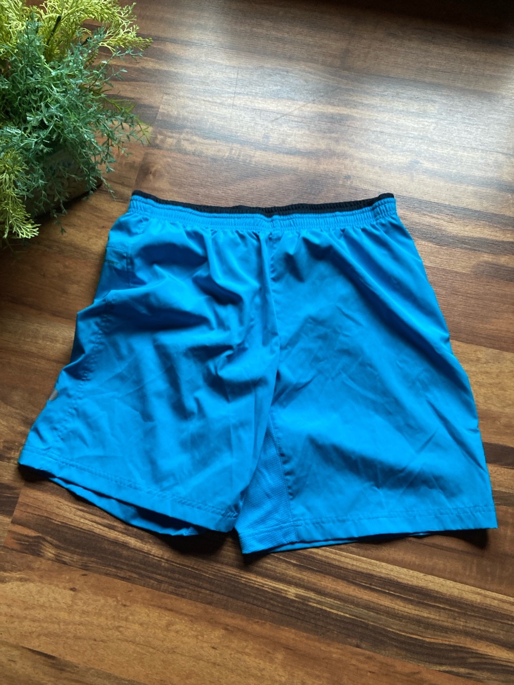 Reebok Size Large turquoise pull on swim bottoms